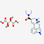 LSD-25 bitartrate molecular structure