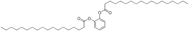 Octadecanoic acid, 1,2-phenylene ester molecular structure
