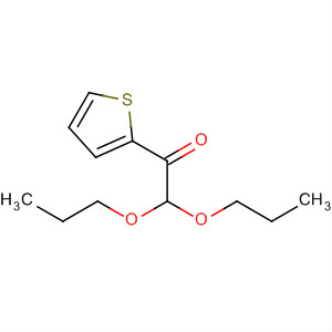 Ethanone, 2,2-dipropoxy-1-(2-thienyl)- molecular structure