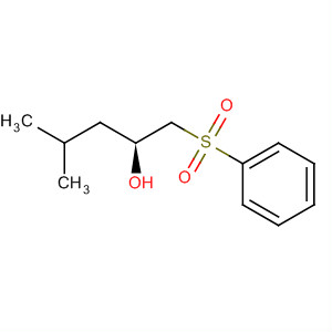 2-Pentanol, 4-methyl-1-(phenylsulfonyl)-, (S)- molecular structure