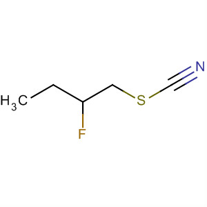 Thiocyanic acid, 2-fluorobutyl ester molecular structure