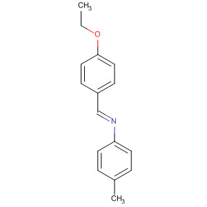 Benzenamine, N-[(4-ethoxyphenyl)methylene]-4-methyl-, (E)- molecular structure