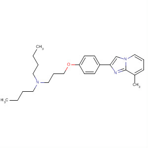 1-Butanamine,N-butyl-N-[3-[4-(8-methylimidazo[1,2-a]pyridin-2-yl)phenoxy]propyl]- molecular structure