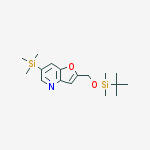 2-((tert-Butyldimethylsilyloxy)methyl)-6-(trimethylsilyl)furo[3,2-b]pyridine