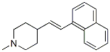 1-Methyl-4-[2-(1-naphthalenyl)ethenyl]piperidine molecular structure