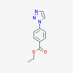 4-(1H-1,2,3-triazol-1-yl)Benzoic acid ethyl ester molecular structure