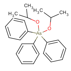 Arsorane, bis(1-methylethoxy)triphenyl- molecular structure