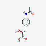 (2r)-3-(4-acetamidophenyl)-2-methoxypropanoic Acid molecular structure