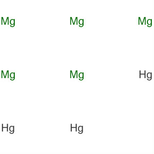 Magnesium, compd. with mercury (5:3) molecular structure