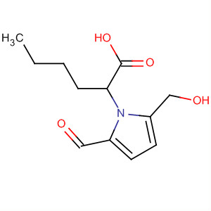1H-Pyrrole-1-hexanoic acid, 2-formyl-5-(hydroxymethyl)- molecular structure