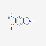 2,3-dihydro-6-Methoxy-2-Methyl-1H-Isoindol-5-aMine molecular structure