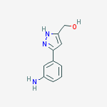 5-(3-aminophenyl)-1H-Pyrazole-3-methanol