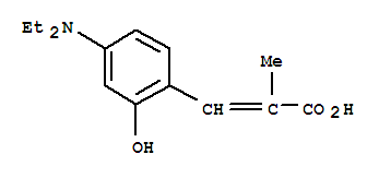 alpha-methyl-2-hydroxy-4-diethylaminocinnamic acid