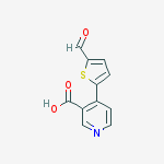 4-(5-formylthiophen-2-yl)pyridine-3-carboxylic Acid