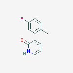 3-(5-FLUORO-2-METHYLPHENYL)-2-HYDROXYPYRIDINE molecular structure