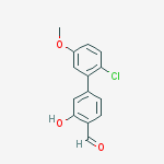 4-(2-chloro-5-methoxyphenyl)-2-hydroxybenzaldehyde