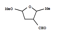 3-Furancarboxaldehyde,tetrahydro-5-methoxy-2-methyl- molecular structure