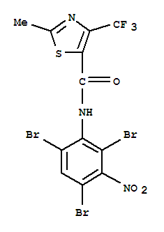 2-Methyl-N-(2,4,6-tribromo-3-nitrophenyl)-4-(trifluoromethyl)-1,3-thiazole-5-carboxamide