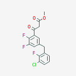Methyl 3-[5-[(3-chloro-2-fluorophenyl)methyl]-2,3-difluorophenyl]-3-oxopropanoate