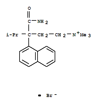 3-carbamoyl-N,N,N,4-tetramethyl-3-(naphthalen-1-yl)pentan-1-aminium bromide molecular structure