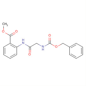 Benzoic acid, 2-[[[[(phenylmethoxy)carbonyl]amino]acetyl]amino]-,methyl ester molecular structure