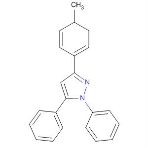 1H-Pyrazole, 4,5-dihydro-3-(4-methylphenyl)-1,5-diphenyl- molecular structure