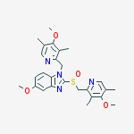 5-methoxy-1-[(4-methoxy-3,5-dimethylpyridin-2-yl)methyl]-2-[(4-methoxy-3,5-dimethylpyridin-2-yl)methylsulfinyl]benzimidazole