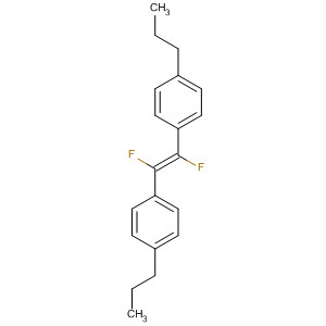 Benzene, 1,1'-[(1E)-1,2-difluoro-1,2-ethenediyl]bis[4-propyl- molecular structure
