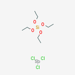 Tetraethyl Silicate;trichlorostibane molecular structure