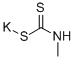 Potassium N-methyldithiocarbamate molecular structure