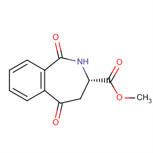 1H-2-Benzazepine-3-carboxylic acid, 2,3,4,5-tetrahydro-1,5-dioxo-,methyl ester, (S)- molecular structure