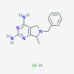 6-benzyl-7-methyl-6,7-dihydro-5H-pyrrolo[3,4-d]pyrimidine-2,4-diamine