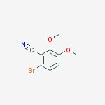 6-Bromo-2,3-dimethoxybenzonitrile molecular structure