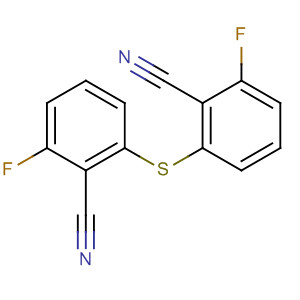 Benzonitrile, 2,2'-thiobis[6-fluoro- molecular structure