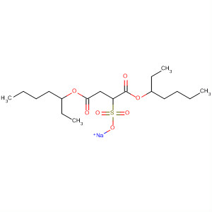 Butanedioic acid, sulfo-, 1,4-bis(1-ethylpentyl) ester, sodium salt molecular structure