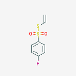1-ethenylsulfanylsulfonyl-4-fluorobenzene