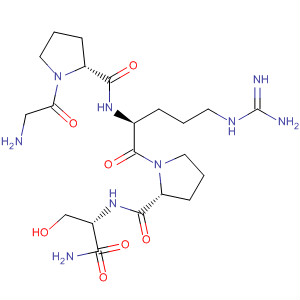 L-Serinamide, glycyl-L-prolyl-L-arginyl-L-prolyl- molecular structure