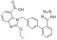 2-Ethoxy-3-[[4-[2-(1H-tetrazol-5-yl)phenyl]phenyl]methyl]-3H-benzoimidazole-4-carboxylic acid