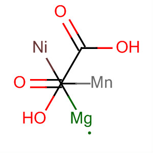 Ethanedioic acid, magnesium manganese nickel salt molecular structure