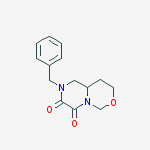 2-benzyltetrahydropyrazino[1,2-c][1,3]oxazine-3,4(2H,6H)-dione molecular structure