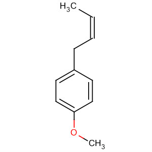 Benzene, 1-(2-butenyl)-4-methoxy-, (Z)- molecular structure