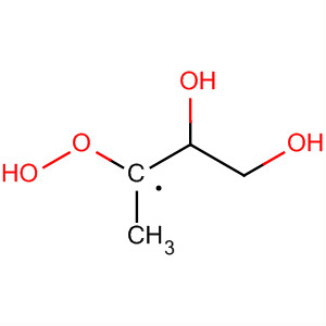 Propyldioxy, 1-hydroperoxy-1-methyl- molecular structure