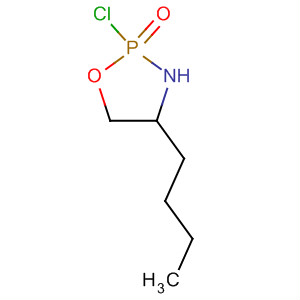 1,3,2-Oxazaphospholidine, 4-butyl-2-chloro-, 2-oxide molecular structure