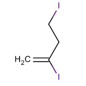 1-Butene, 2,4-diiodo- molecular structure