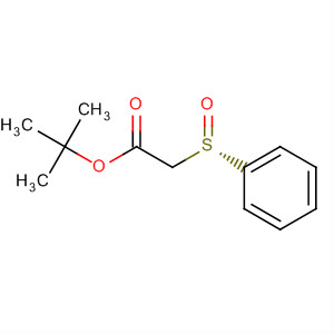Acetic acid, (phenylsulfinyl)-, 1,1-dimethylethyl ester, (S)- molecular structure