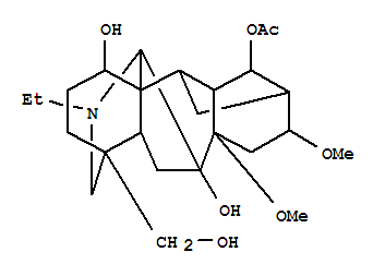 2H-12,3,6a-Ethanylylidene-7,9-methanonaphth[2,3-b]azocine,aconitane-1,7,14-triol deriv.