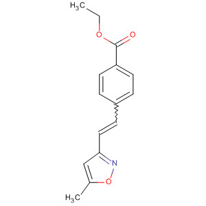 Benzoic acid, 4-[2-(5-methyl-3-isoxazolyl)ethenyl]-, ethyl ester, (E)-