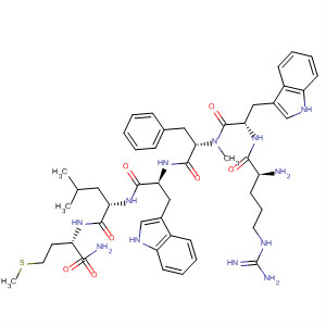 L-Methioninamide,L-arginyl-D-tryptophyl-N-methyl-L-phenylalanyl-L-tryptophyl-L-leucyl-