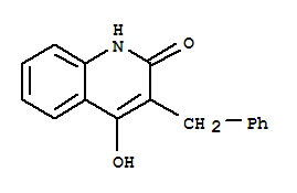 2(1H)-Quinolinone, 4-hydroxy-3-(phenylmethyl)-