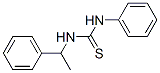 N-phenyl-N-(1-phenylethyl)thiourea molecular structure